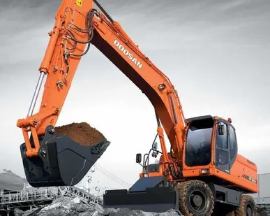 фото Колесный экскаватор DOOSAN S210