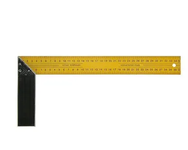 фото Угольник столярный метал 350 мм