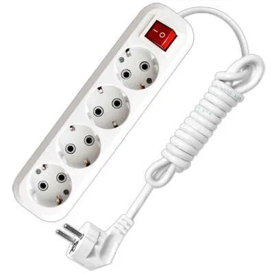 Фото №0 Удлинитель 4х2м с заземл. 16А IP20 S-304 с выкл. ПВС 3х1 UNIVersal 9634419