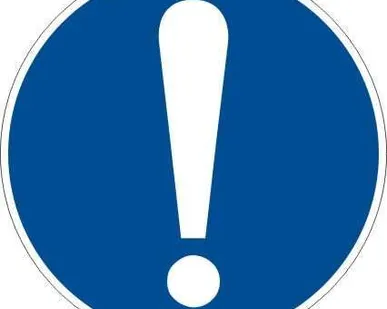 фото Знак предписывающий 100х100 мм металл