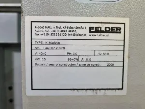 Фото №6 Форматно раскроечный станок Felder K500S Б/У в Электростали