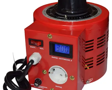 фото Автотрансформатор лабораторный ЛАТР Suntek RED 2000 ВА, дисплей, 0-300 В, ток 8 А