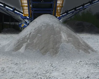 фото Минеральный порошок из металлургического шлака