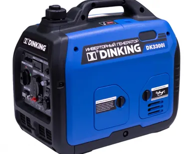 фото Генератор бензиновый инверторный Dinking DK3300i (3,3кВт, 230В/50Гц, DK164, бак 4л.)