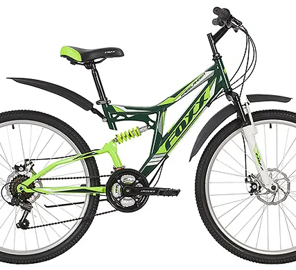 Фото №0 Велосипед FOXX FREELANDER зеленый 26"/18"