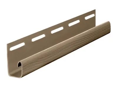 фото J профиль для винилового сайдинга 3050мм, сандал FineBer