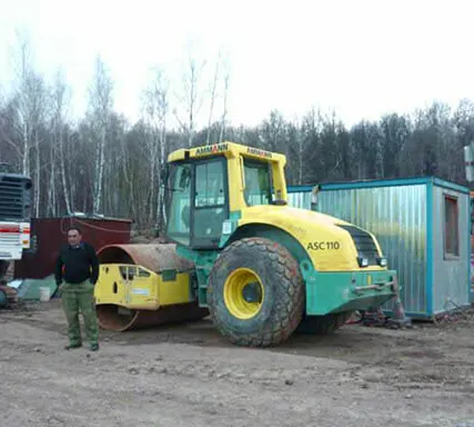 Фото №0 Аренда грунтового катка