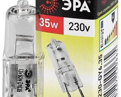 фото Лампа галогенная GY6.35-JCD-35W-230V 35Вт капсула GY6.35 230В Эра C0027373