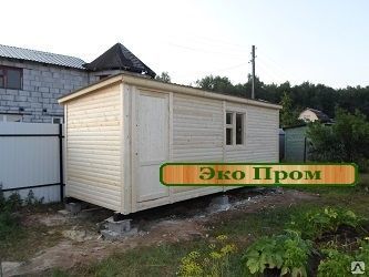 фото Бытовка деревянная стандарт