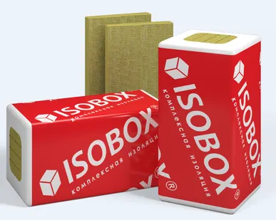 фото Теплоизоляция ИЗОБОКС РУФ В 180 кг/м3 1200х600х50 мм 4 шт/уп (каменная вата