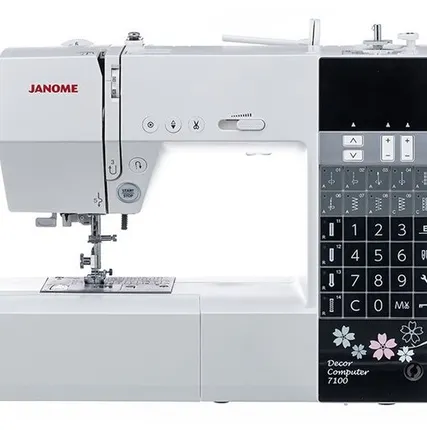 Фото №0 Швейная машина Janome Decor Computer 7100, белый