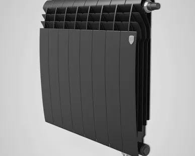 фото Радиатор Royal-thermo серии Biliner 500 VD, Черный графитовый