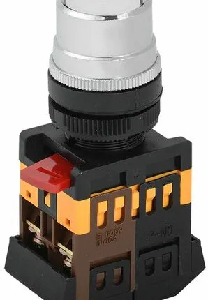 Фото №0 Кнопка АBLF-22 белый d22мм неон/230В 1з 1р BBT10-ABL...