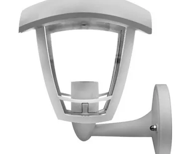 фото Светильник садово-парковый PP5201 С09 НБУ 07-60-001 У1 "Дели" 4-гран. пластик 230В 60Вт сер. Camelion 14570