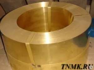 фото Лента латунная 0.9х250 ЛС59М ГОСТ 2208-2007