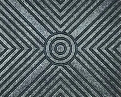 фото Чугунная плитка "Шеврон"