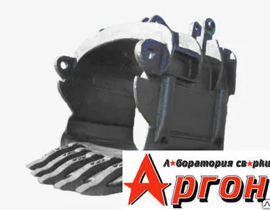 фото Наплавка зубьев ковшей дробилок и экскаваторов.