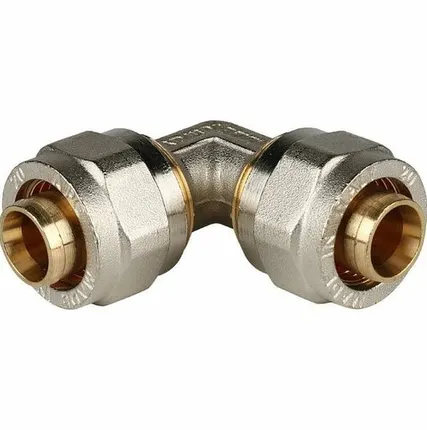 Фото №0 Угольник STOUT 90° 20х20 для металлопластиковых труб винтовой