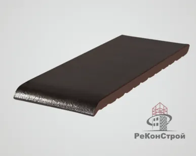 фото Клинкерный подоконник "Ониксовый черный"