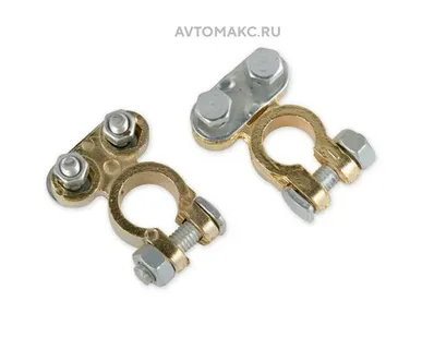 фото ARNEZI Клеммы аккумулятора прямые усиленные с крепежом (2шт.)