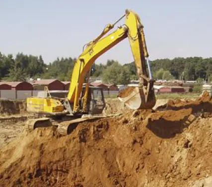 Фото №0 Съем грунта экскаватором