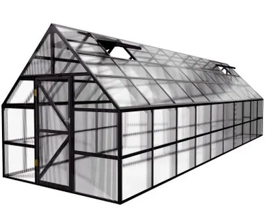фото Теплица английская ЧЕЛСИ 3х10 м, цвет Черный (RAL 9005)