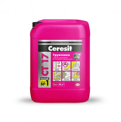 Фото №0 Грунт г/п CERESIT (Россия) СТ-17/10 (60 шт. в ПАЛЛЕТЕ)