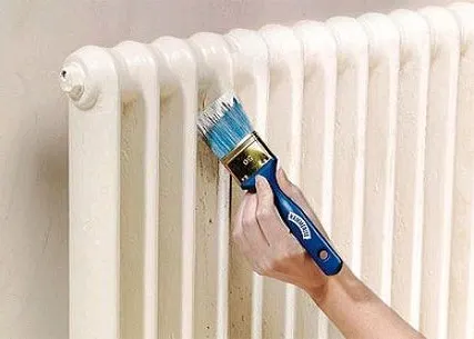 Фото №0 Покраска труб отопления