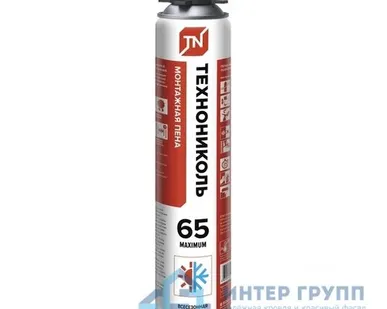 фото Пена монтажная ТЕХНОНИКОЛЬ 65 MAXIMUM всесезонная
