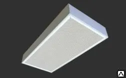 Фото №0 Светильник накладной люминесцентный ЛПO 2x18-CSVT/PISMA-R-EM