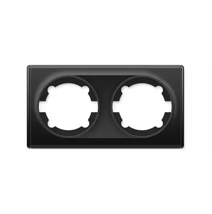 Фото №0 Рамка 2-м Florence черн. OneKeyElectro 1E52201303