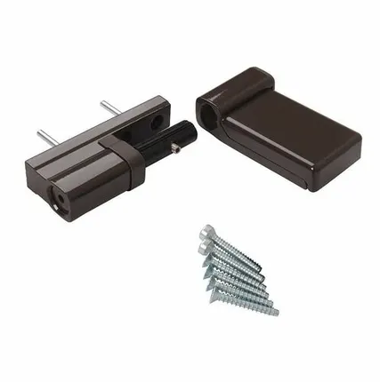 Фото №0 Петля дверная Elementis K-V (15-20 мм), на 120кг., коричневый