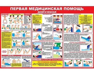 фото Стенд «Первая медицинская помощь. Доврачебная помощь.»