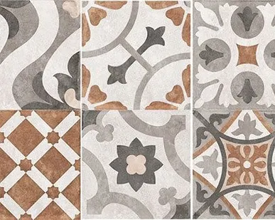 фото Керамический гранит CERSANIT Carpet 298x298 пэчворк многоцветный микс 10608 (CP4A452)