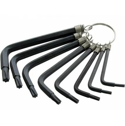 Фото №0 Ключи звездочки 8 шт Т9-Т40 на кольце 64003