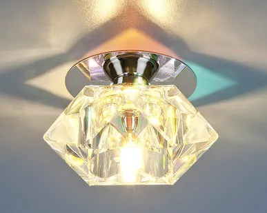 фото Светильник встраиваемый G9 8047 хром/перламутровый Elektrostandard