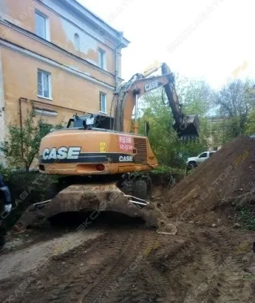 Фото №1 Аренда колесного экскаватора Case WX165, Новороссийск