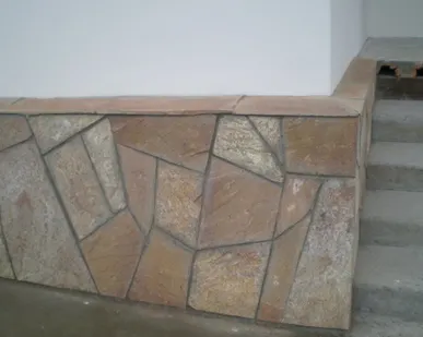 фото Укладка камня плитняка