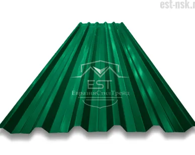 фото Профнастил Н-44х1000 Pe 0.45 | RAL 6005 Зелёный мох