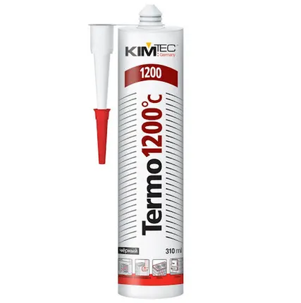 Фото №0 KIM TEC Герметик TERMO 1200 черный 310мл (02-07-01)