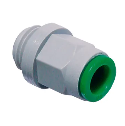 Фото №0 T0104M10 - Фитинг цанговый прямой из технополимера наруж. резьба M10x1.5 под трубку 4мм