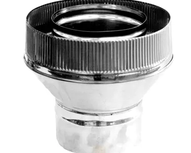 фото Заглушка стартовый переходник 120/220 (нерж. 0,8 мм AISI 304 / 0,5 AISI 430)