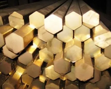 фото Шестигранник бронзовый марки БРАМЦ9-2 диаметр 14, мм ДШгНП 1628-78