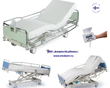 фото Медицинская функциональная кровать ScanAfia X ICU производства Lojer Oy, Финляндия