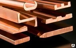 фото Профиль медный от 0.5 мм до 500 мм марка медь М1 М2 М3 МН-20 МОБ
