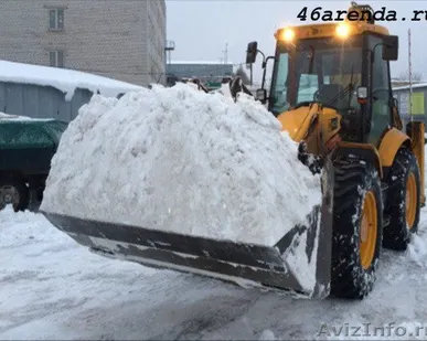 фото Очистка дорог и территорий от снега