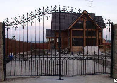 фото Ворота из полосы