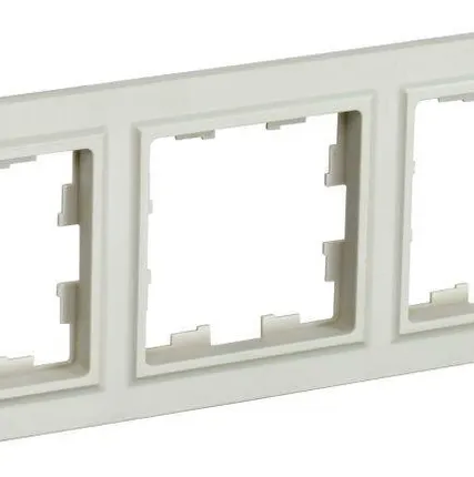 Фото №0 Рамка 3-м BRITE РУ-3-БрКр беж. IEK BR-M32-K10