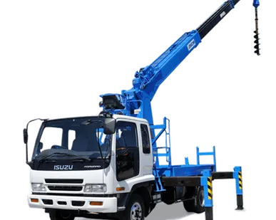 фото Ямобур Aichi на базе Isuzu