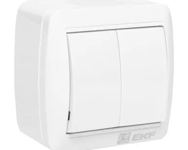 фото Выключатель 2-кл. ОП Владивосток 10А IP54 сер. PROxima EKF EQR16-023-30-54